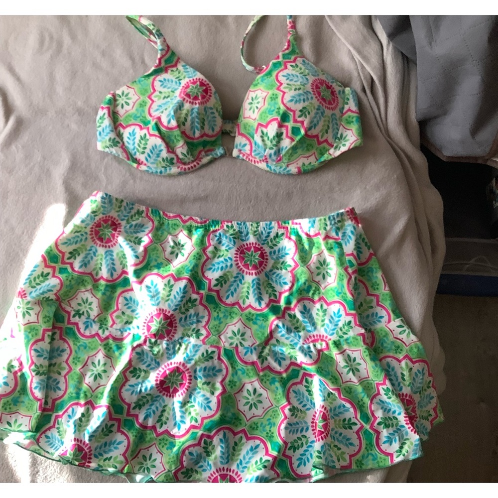Vintage Venus Swimsuit Top and Skirt